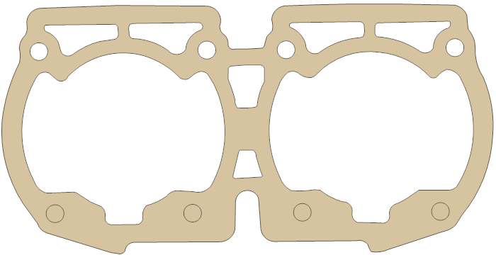 Sea-Doo Sample 18 gasket outline