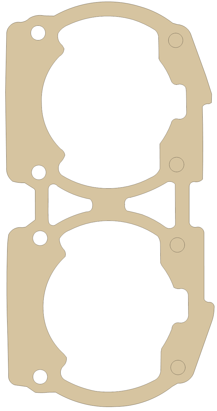 Sea-Doo Sample 1 gasket outline