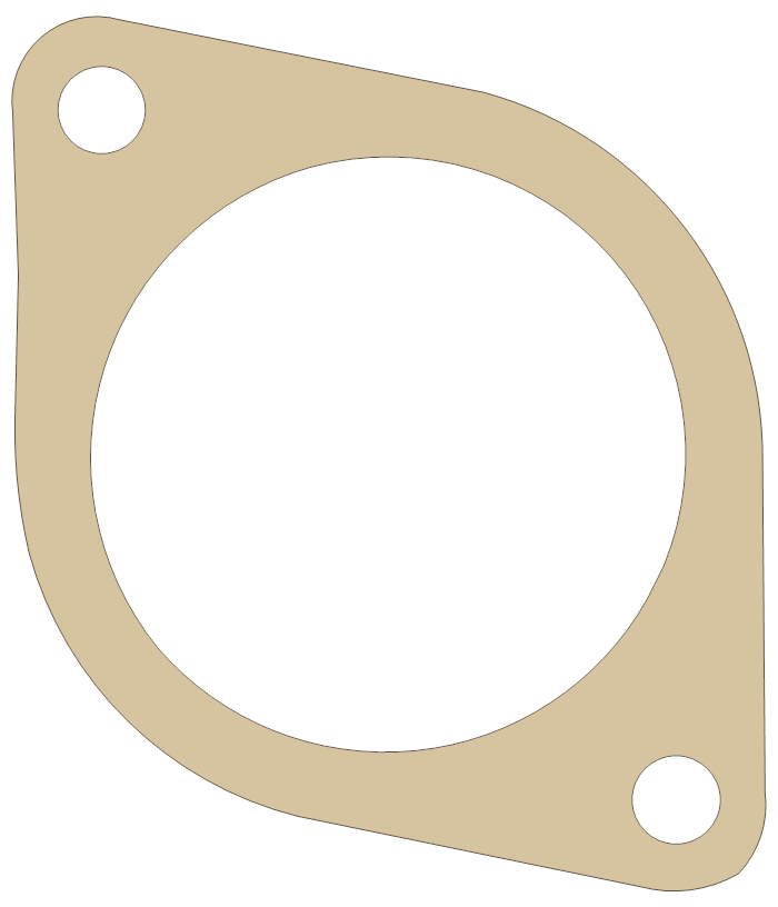Sea-Doo 580 Starter gasket outline