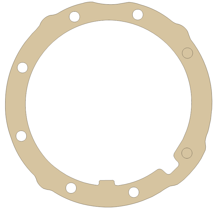 Sea-Doo 720 Mag Cover Gasket gasket outline