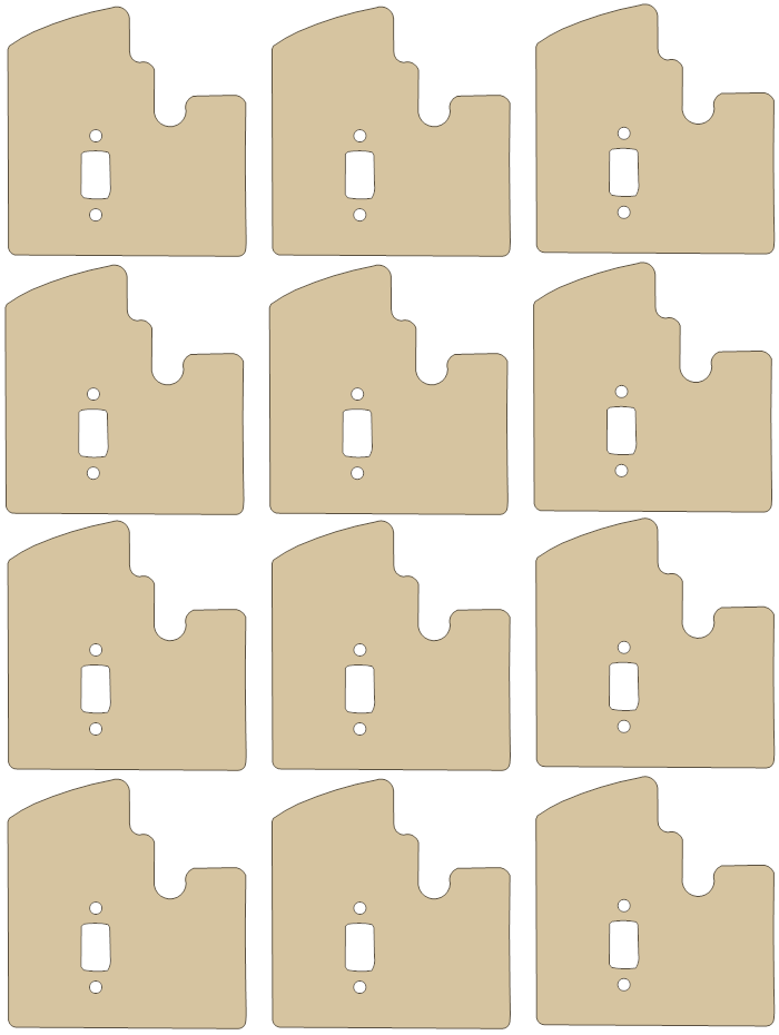 Go Ped GE0 SETS 1 gasket outline