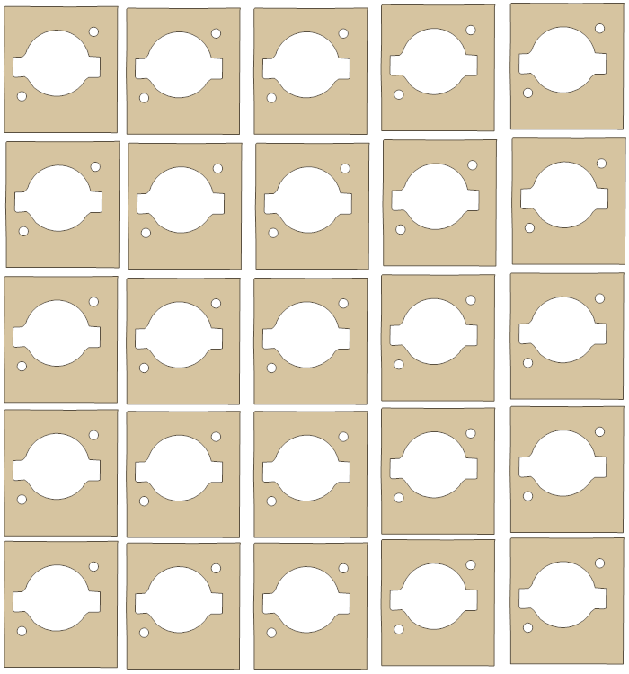 Go Ped GE0 SETS 2 gasket outline
