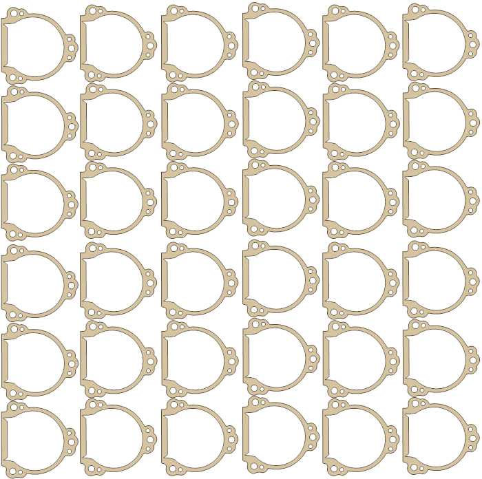 Go Ped GE0 SETS 3 gasket outline