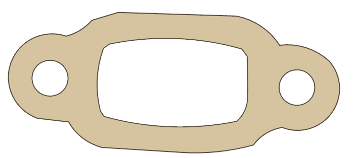 Go Ped G2D 1 gasket outline