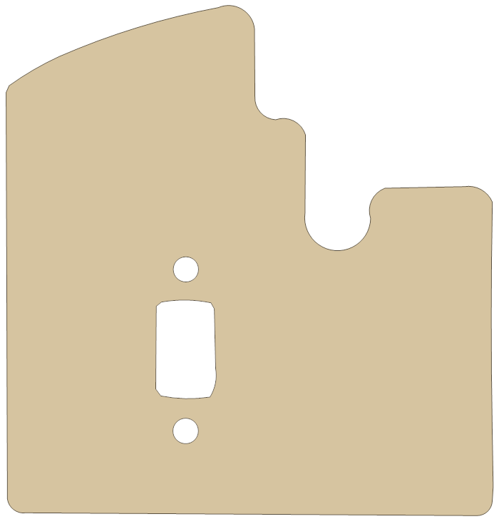 Go Ped GE0 1 gasket outline