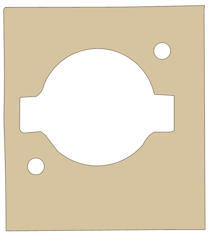 Go Ped GE0 2 gasket outline