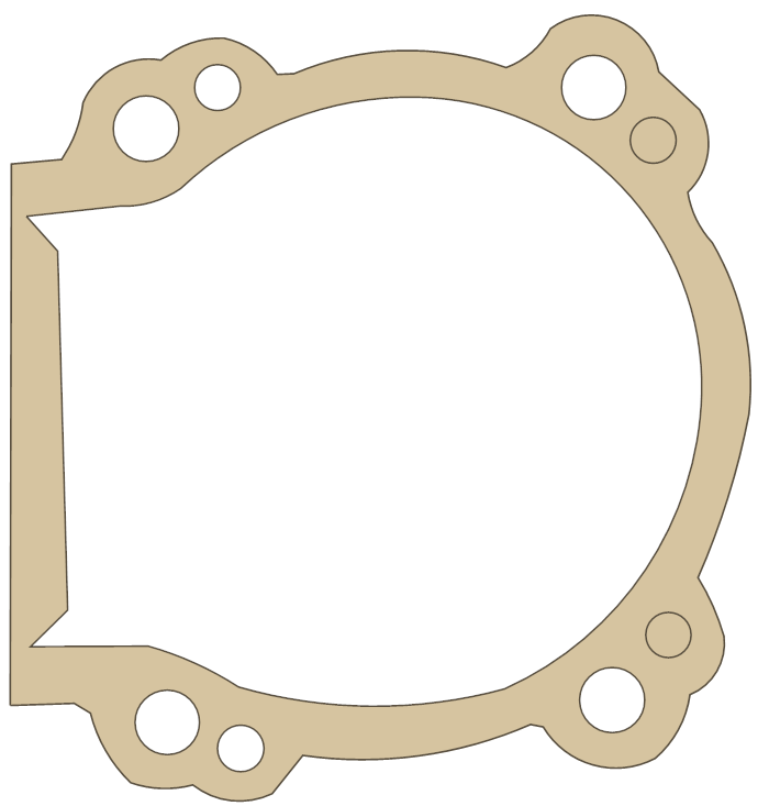 Go Ped G23 1 gasket outline