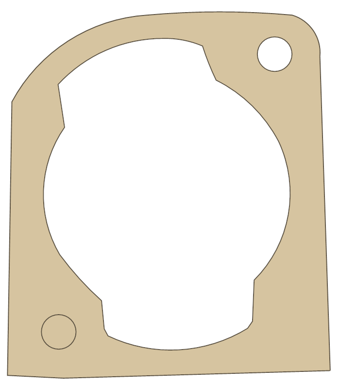 Go Ped 0RC 1 gasket outline