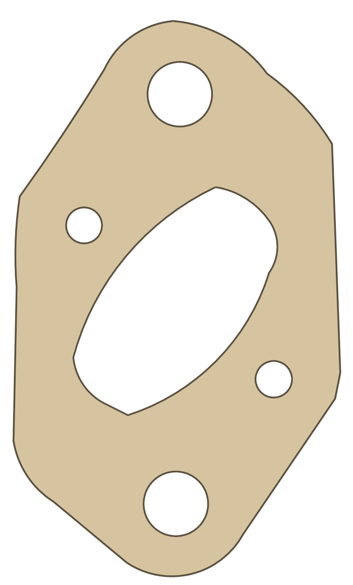 Go Ped 0RC 3 gasket outline