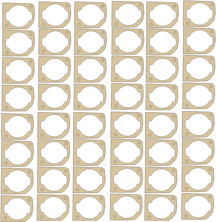 Go Ped G23 3 gasket outline