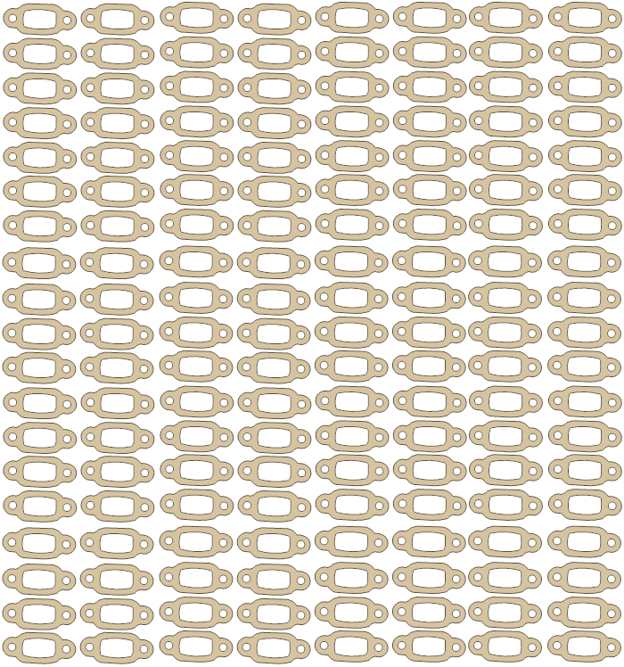 Go Ped G2D SETS 1 gasket outline