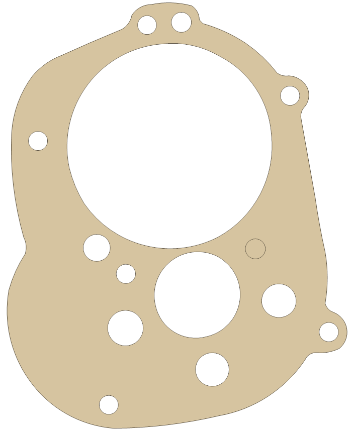 Indian 45 4 gasket outline