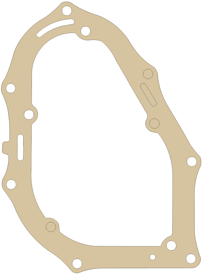 Yamaha SJ700A Silencer gasket outline