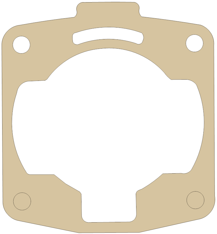 Polaris Virage Base gasket outline