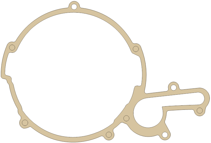 TM 250cc 3 gasket outline
