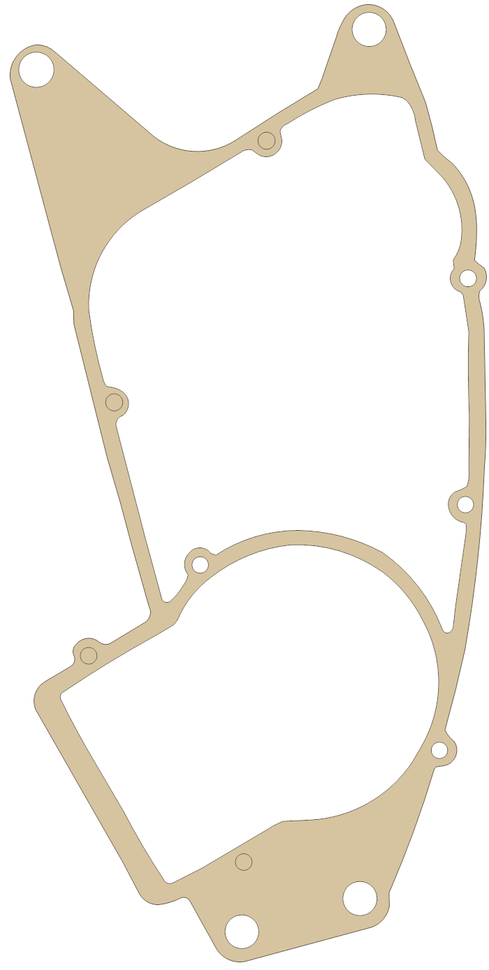 Husky 250 1 gasket outline