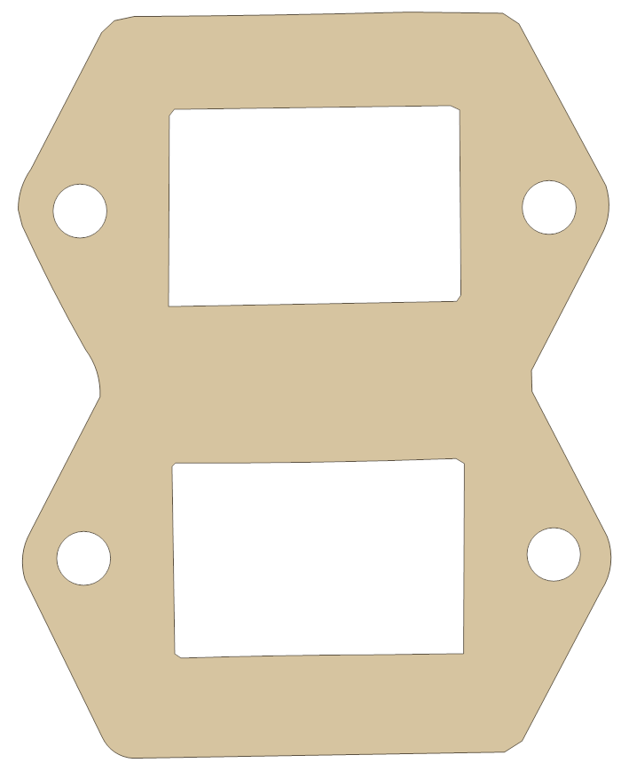 Husky 250 2 gasket outline