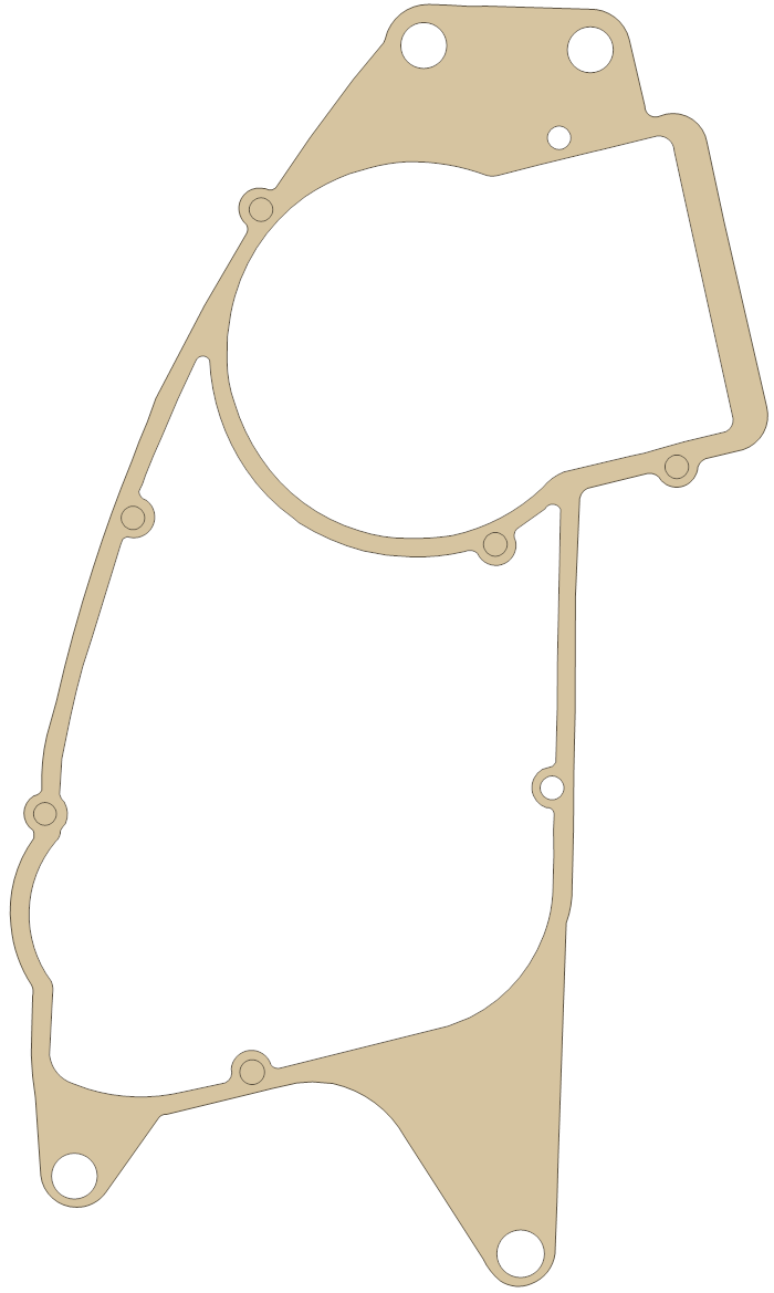 Husky 250 Centercase gasket outline