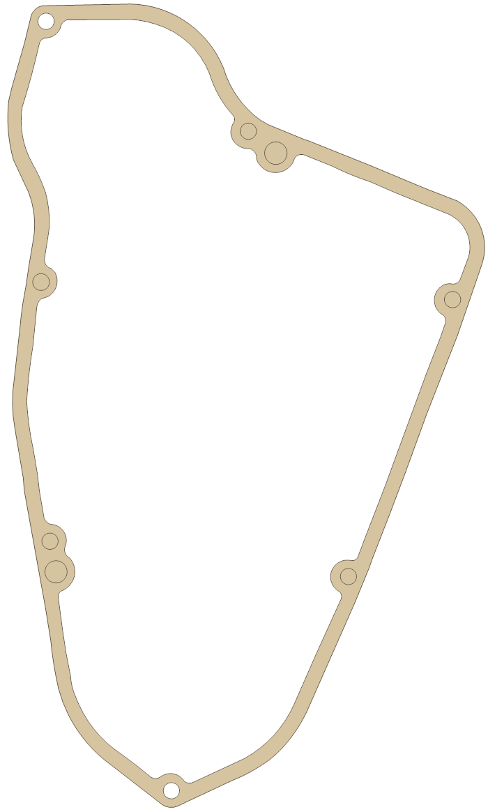 Husky 250 Cover gasket outline