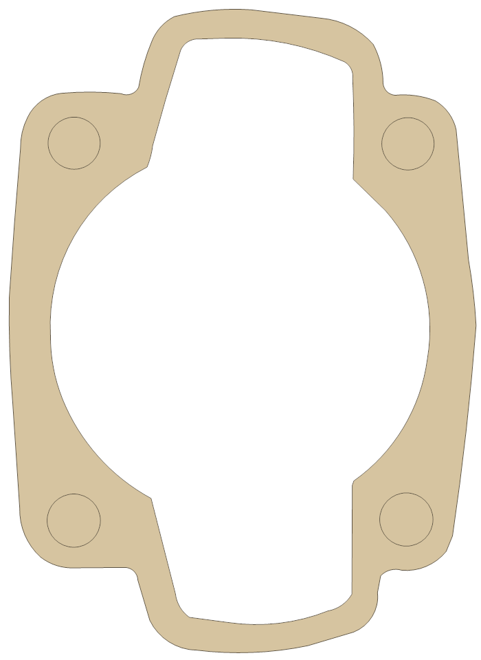 Husky 250 7 gasket outline