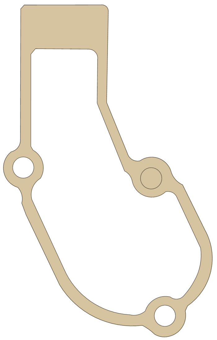 Gas Gas RT. P.V gasket outline, OEM ME120144007, B material
