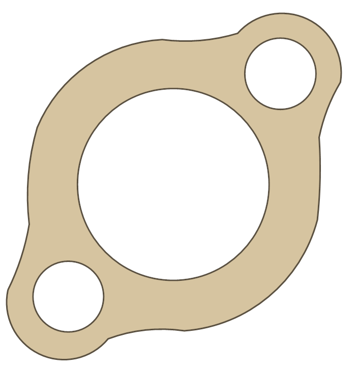 Gas Gas 300cc Gasket gasket outline