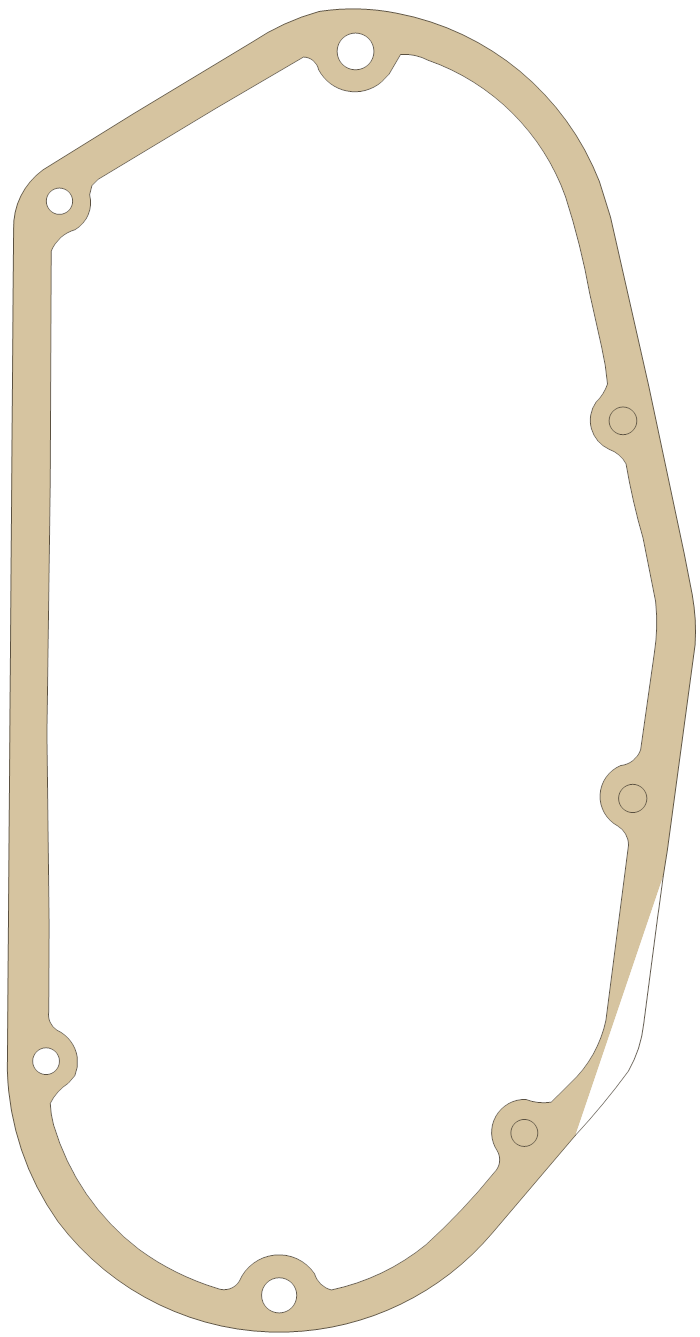 Maico Magnum Primary .020 gasket outline