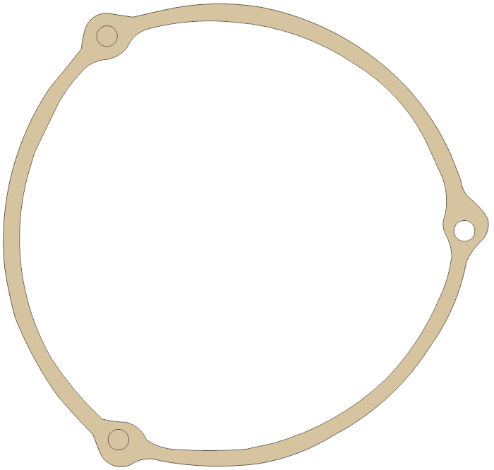 OSSA Metal Parts Metal Parts-5 gasket outline