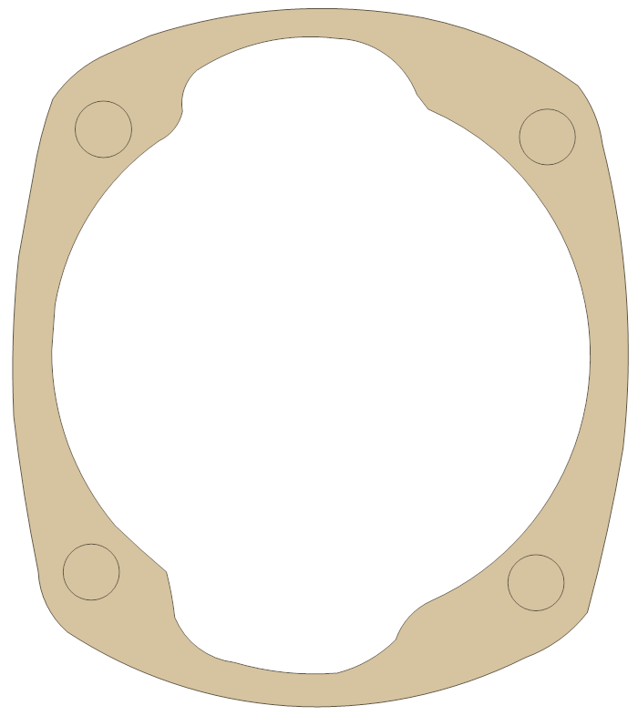 OSSA 1479 gasket outline, OEM 1479, A material