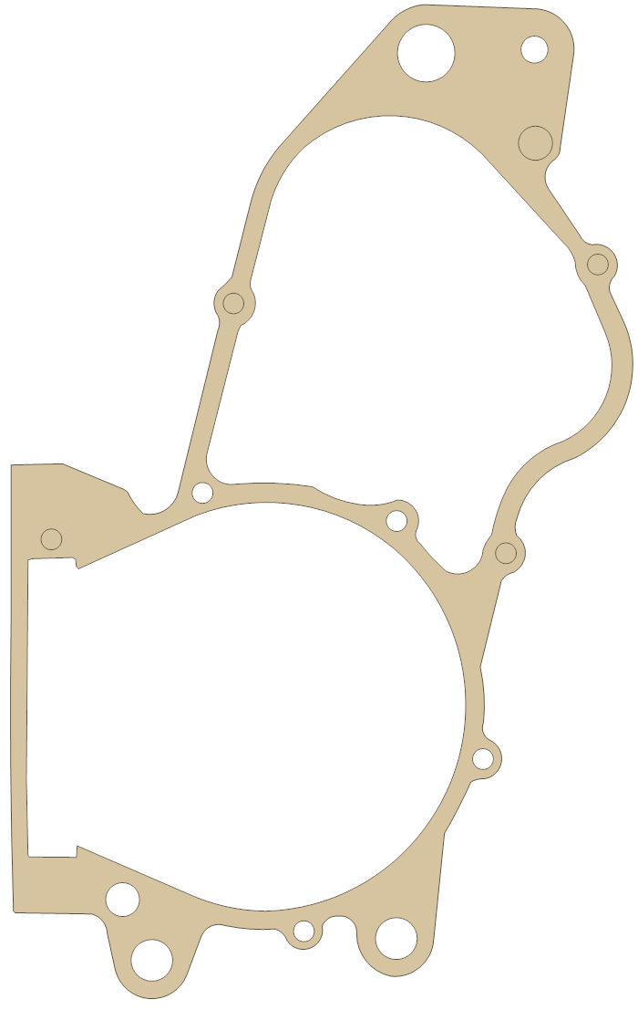 OSSA 8030 gasket outline, OEM 8030, D material