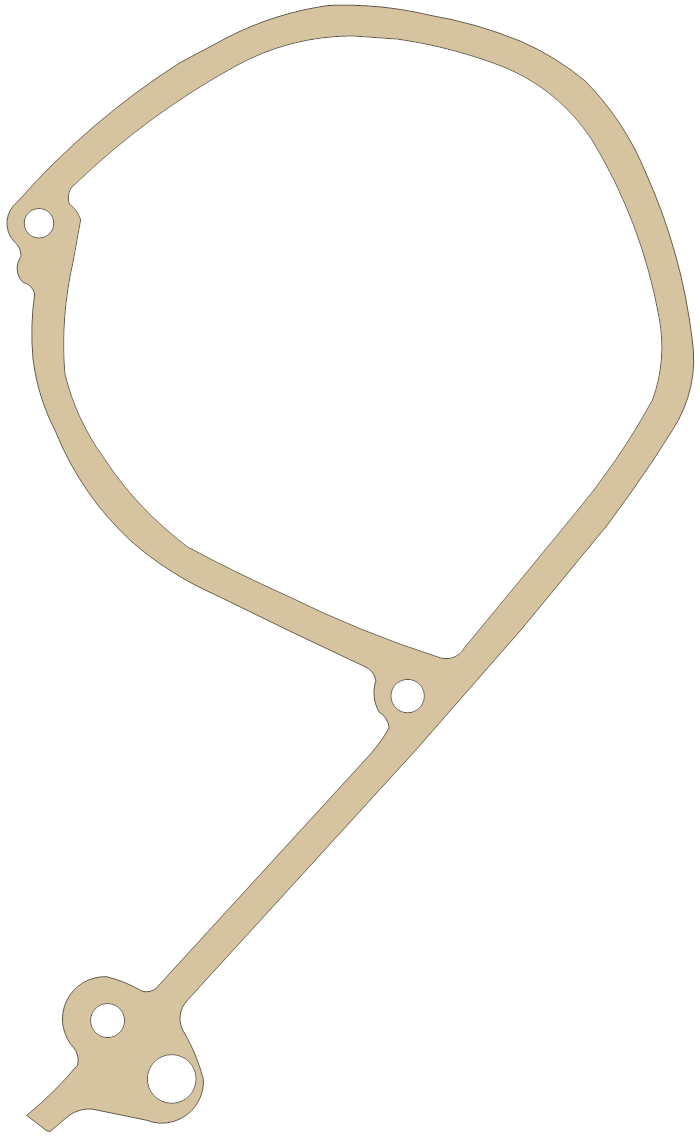 OSSA 19146 gasket outline, OEM 19146, D material