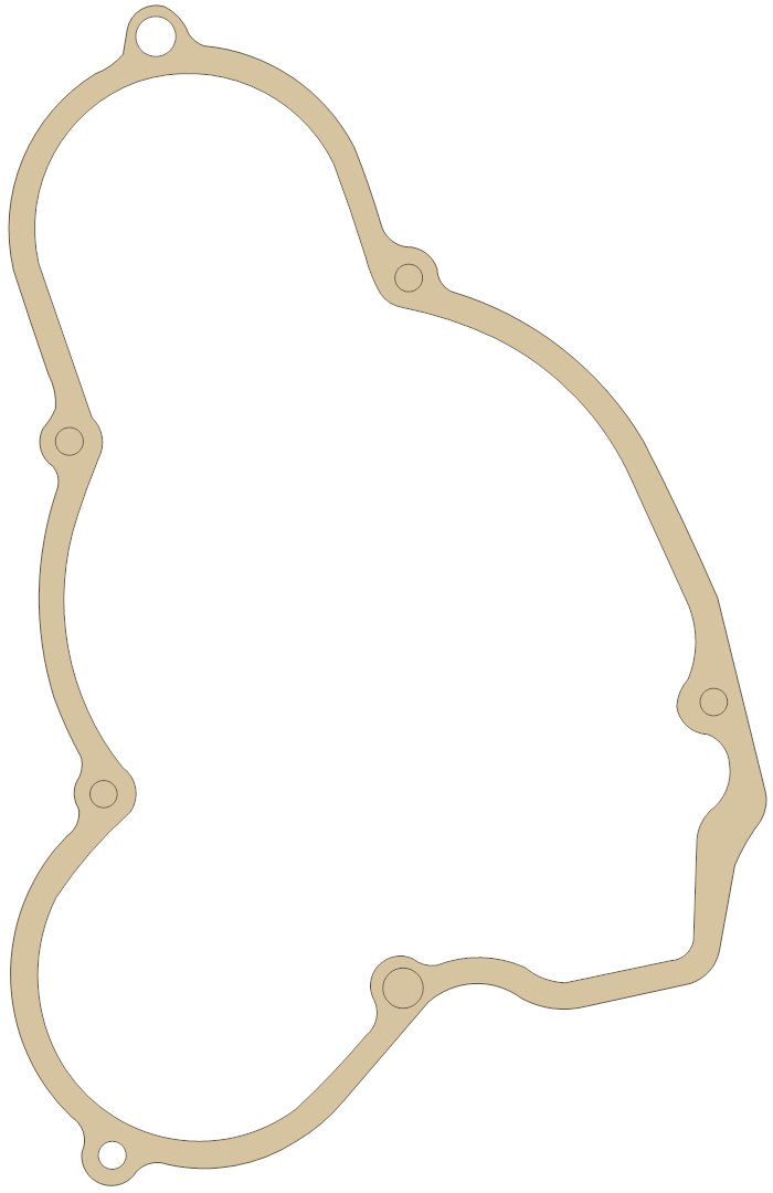OSSA 89611 gasket outline, OEM 89611, A material