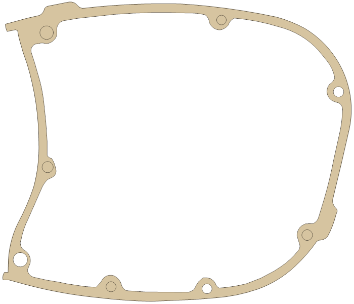 OSSA Metal Parts Metal Parts-1 gasket outline
