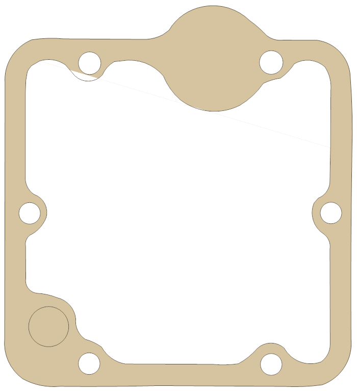 OSSA Metal Parts Metal Parts-2 gasket outline