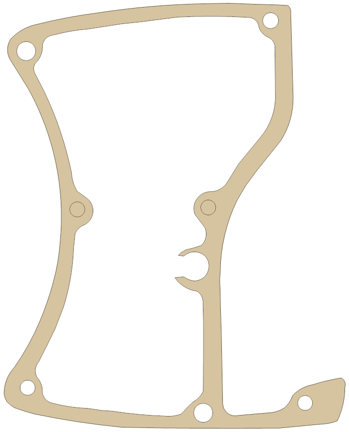 OSSA Metal Parts Metal Parts-3 gasket outline