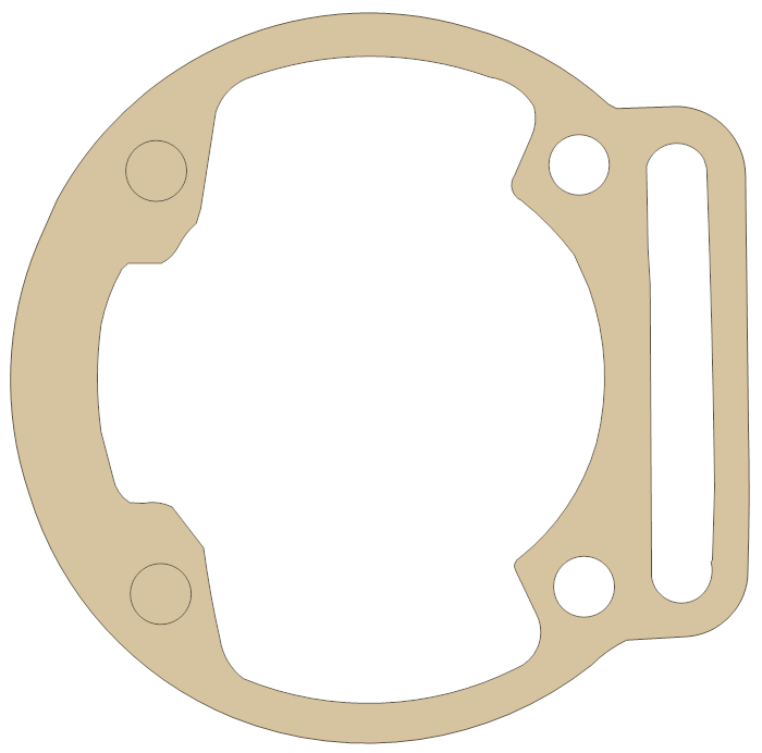 Lem R2 Cylinder Base "B" gasket outline