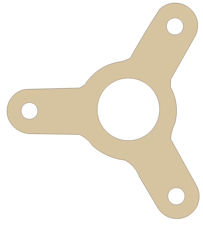 Water Outlet FelPro Part Numbers 35092 gasket outline