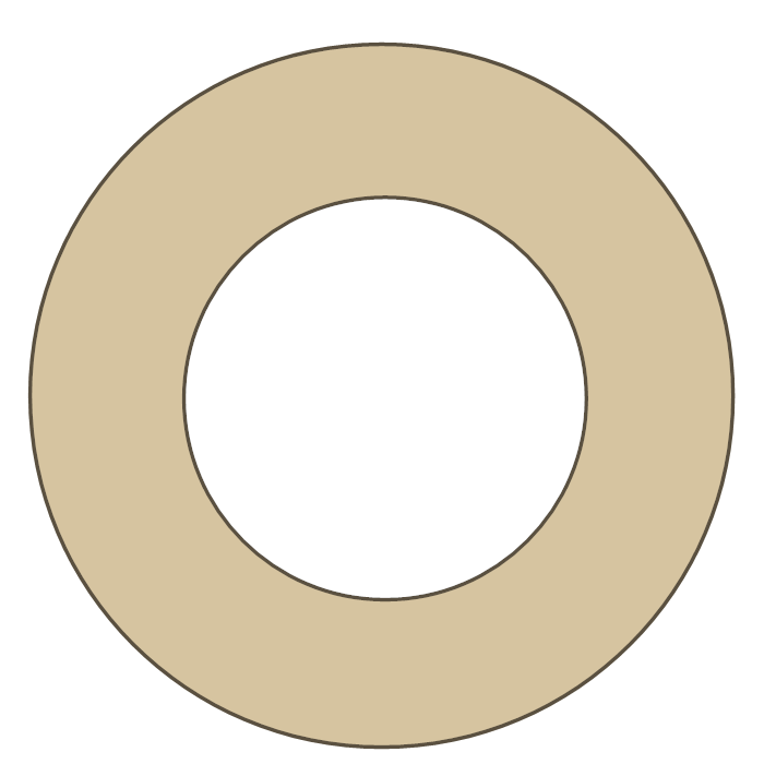 Yamaha DT100 Gasket gasket outline
