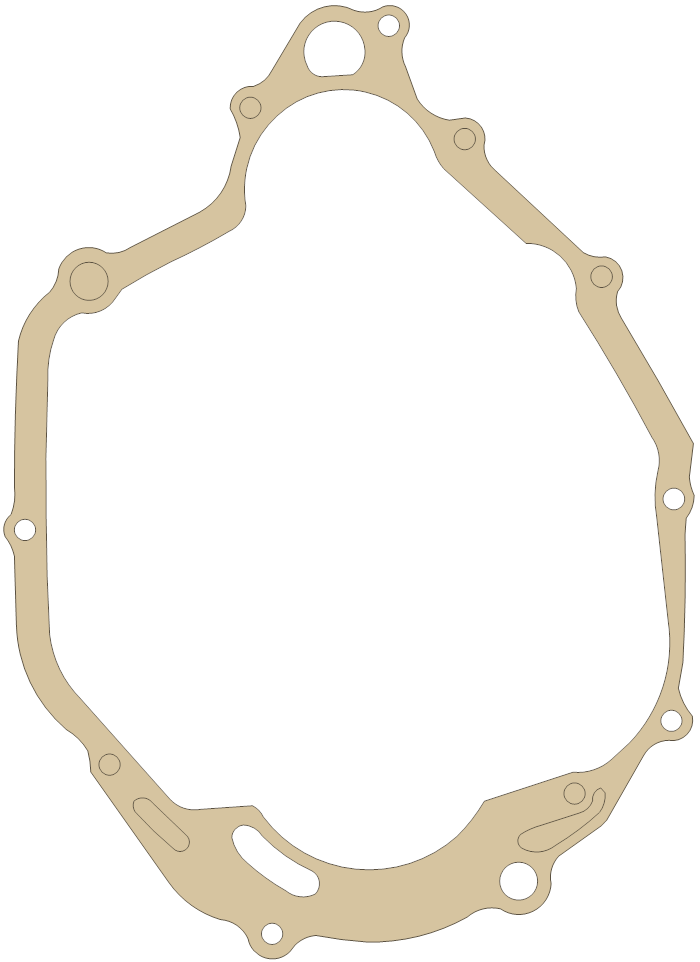 Yamaha Gasket gasket outline, OEM 15A-15462-00, A material