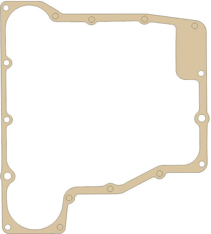Yamaha FJ1200 4CR-13414-00 gasket outline