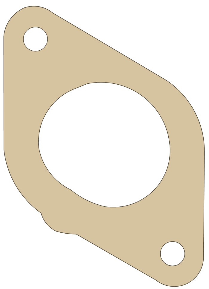 Yamaha 2F1-13556-10 gasket outline, OEM 2F1-13556-10, A material