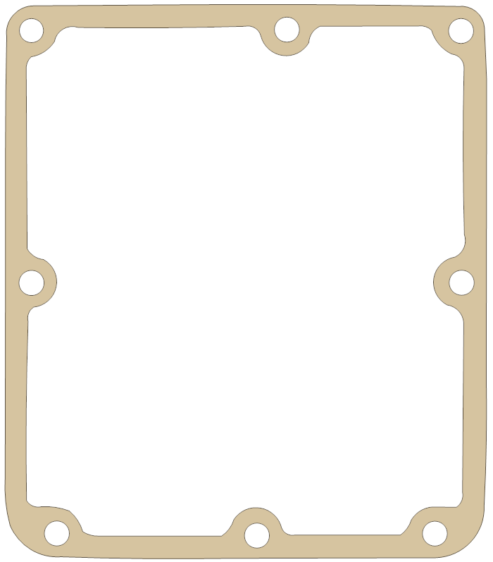 Yamaha Gasket gasket outline, OEM 150-15459-00, A material