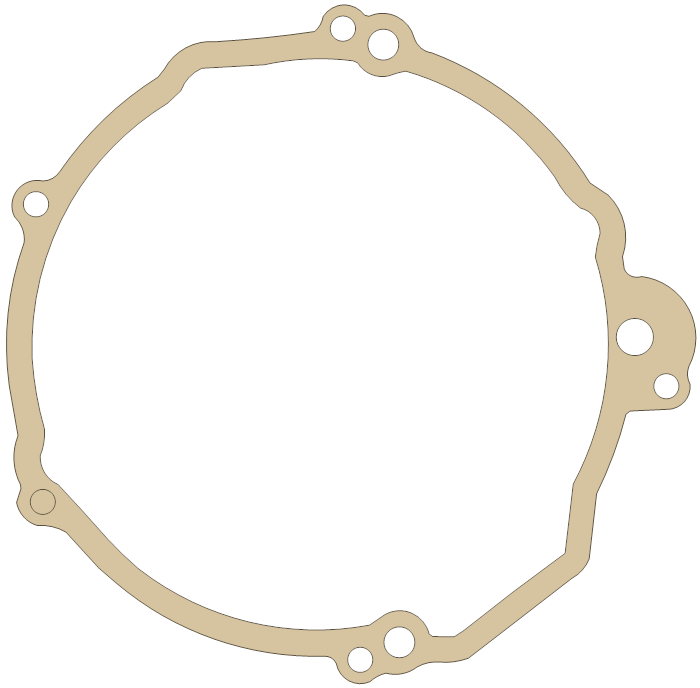 Yamaha XS1100 Gasket 1 gasket outline