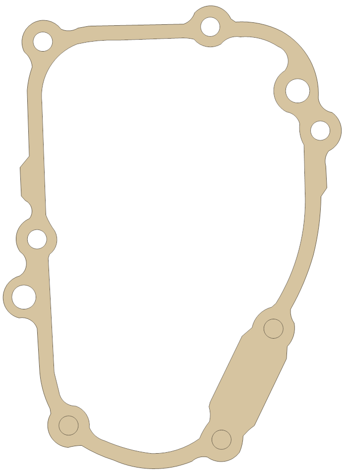 Yamaha YZF600R6 Ignition Cover gasket outline
