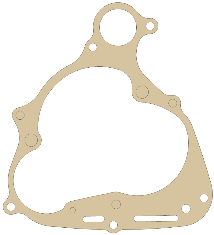 Yamaha YFZ R1 Water Pump gasket outline