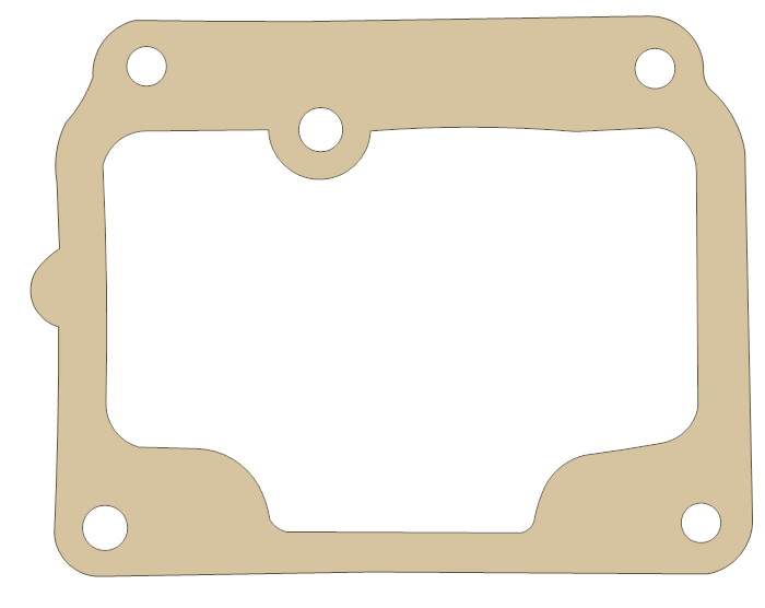 Yamaha RD350 Gasket gasket outline