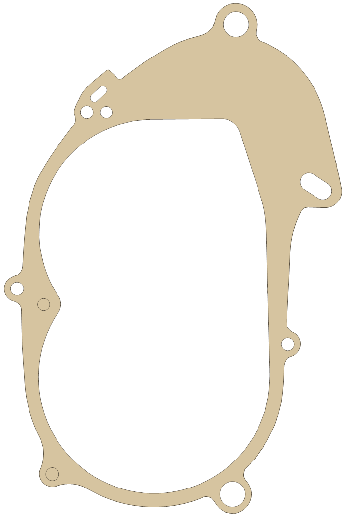 Yamaha PW50 CRCS gasket outline