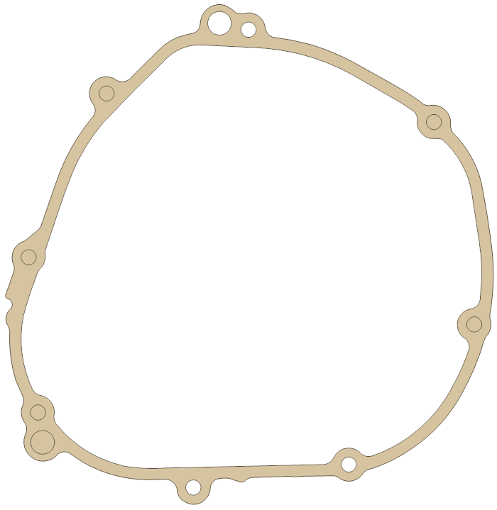 Yamaha YZFR1VC3 4C8-15461-00 gasket outline