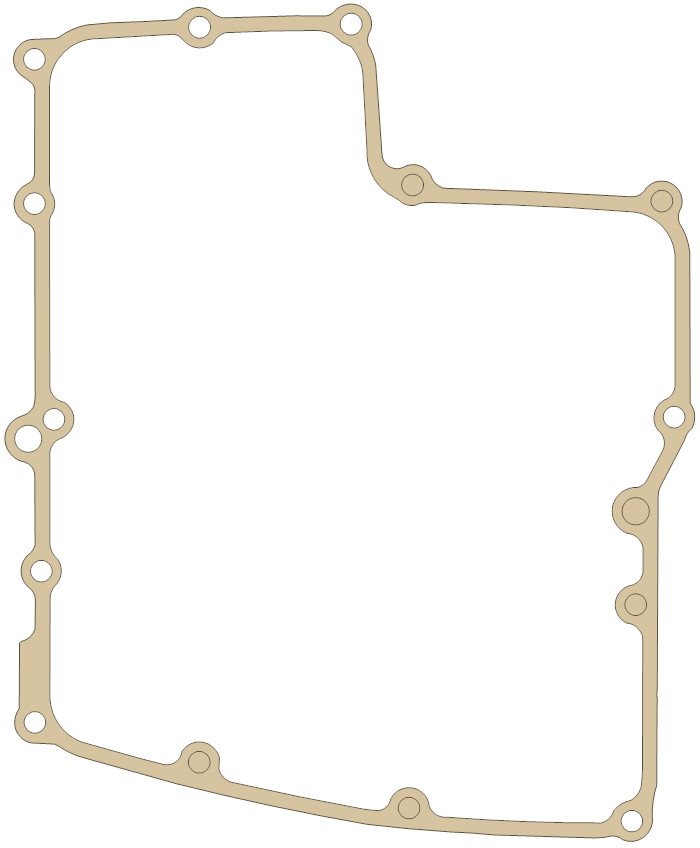 Yamaha YZFR1WC-R1 Gasket gasket outline