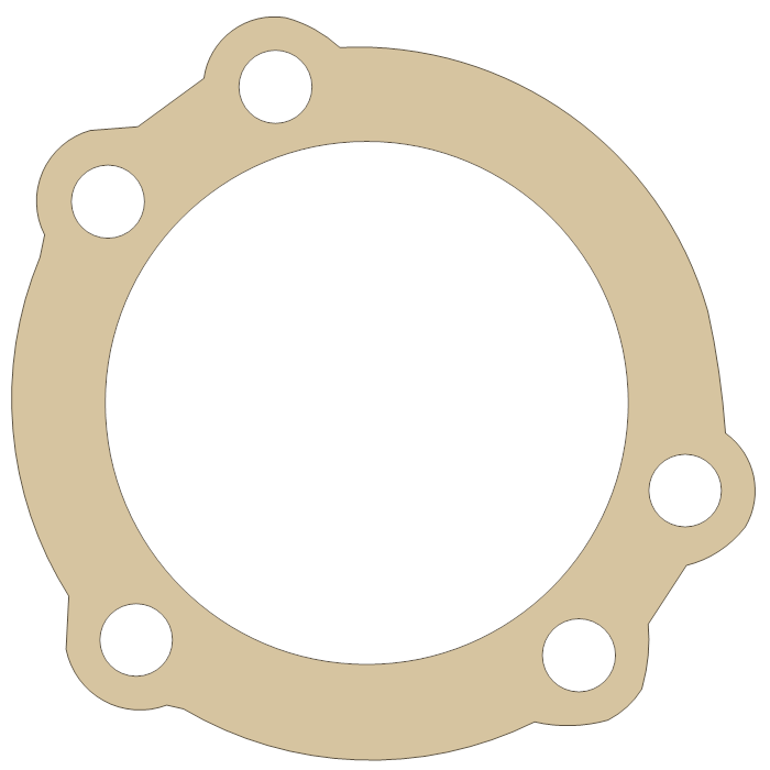 Yamaha XS650S Breaker Cover gasket outline